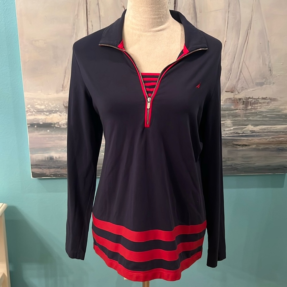 Nautica Long Sleeve Shirt, Large
